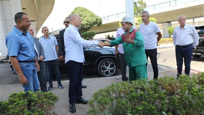 محافظ القاهرة يوجه بتكثيف التشجير في شارع صلاح سالم