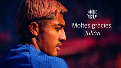 رسميًا.. برشلونة يعلن رحيل أراوخو إلى نادي بورنموث