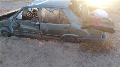 بينهم رضع وسيدات.. إصابة 8 أشخاص إثر تصادم سيارتين في قنا| أسماء