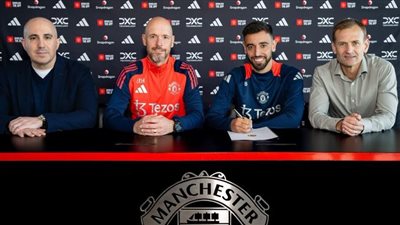 برونو فيرنانديز يمدد عقده مع مانشستر يونايتد حتى 2027