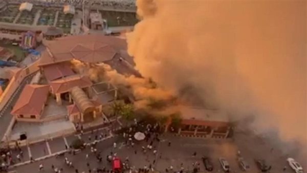 اندلاع حريق بمطعم