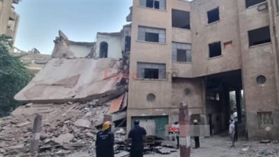 خرج من أسفل الأنقاض.. إصابة خفير سقط عليه حائط مبنى بالمعادي