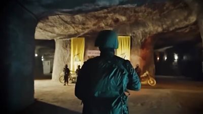 تحت الأرض.. حزب الله ينشر مقطعا مصورا يظهر منشأة ضخمة لإطلاق الصواريخ
