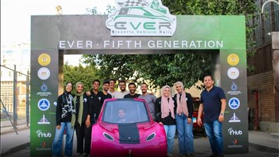 جامعة حلوان تحصد المركز الأول في مسابقة رالي السيارات الكهربائية