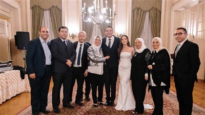 الدكتور عمرو حسن يحتفل بخطوبته على الدكتورة داليا غزلان | صور