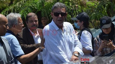 مرتجي والدماطي ومهند مجدي يقدمون واجب العزاء في نجل محمود طاهر