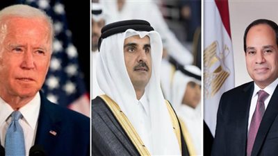 البيت الأبيض: بايدن بحث مع السيسي وأمير قطر تقدم مفاوضات غزة