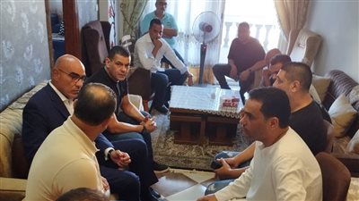 وفد الزمالك يقدم واجب العزاء في ضحية حادث سير أحمد فتوح | صور 