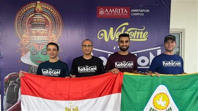 الهندسة الإلكترونية بمنوف تفوز بالمركز الأول والثالث عالميا في مسابقة Robocon IDC24 بالهند