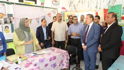 محافظ المنوفية يطمئن على جاهزية المدارس لاستقبال العام الدراسي الجديد 