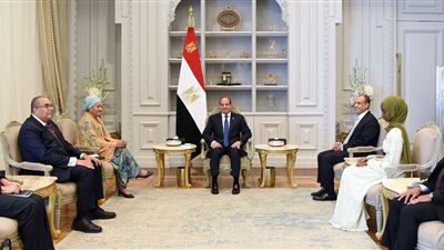 السيسي يبحث مع نائبة سكرتير الأمم المتحدة الأوضاع الإقليمية بالمنطقة وسبل التهدئة 