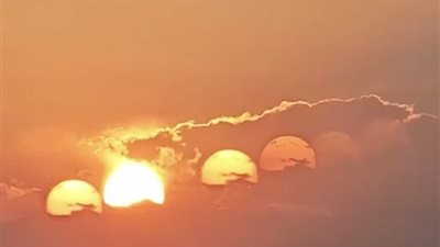 ظاهرة نادرة.. ظهور 7  شموس في سماء الصين 