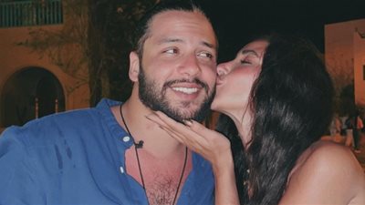 جواز حلال.. آية سماحة تعلق على انتقادات تقبيلها لزوجها على السوشيال ميديا 