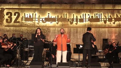  علي الحجار ونادية مصطفى يشعلان الليلة السابعة من مهرجان القلعة 32| صور