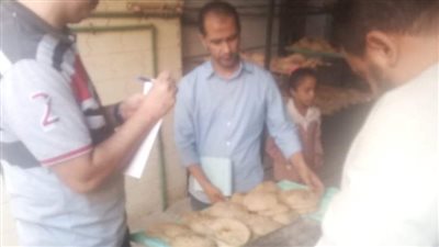 ضبط 20 مخالفة خلال حملة تموينية في مركز الفشن ببني سويف 