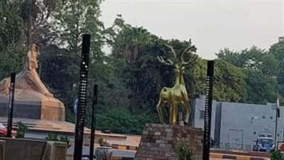 القصة الكاملة لتمثال الغزالة بميدان النهضة.. بدأت بجدل وانتهت بإزالة