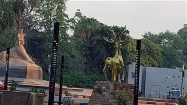 موقع تمثال الغزالة