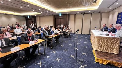 وزير الخارجية يعقد مؤتمرا صحفيا في اليابان بحضور وكالات الأنباء العالمية