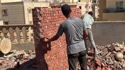  الإسكان: إزالة عدة مخالفات بناء وظواهر عشوائية بمدينتي الشيخ زايد و6 أكتوبر