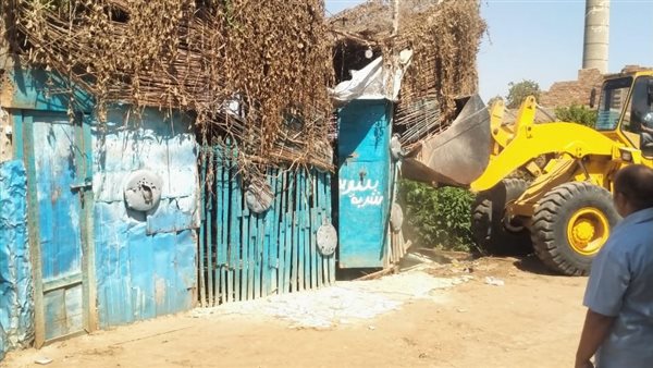 جانب من إزالة التعديات