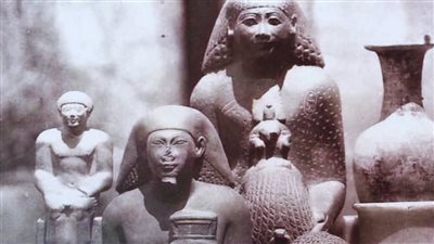 المتحف المصري بالتحرير ينشر صورا نادرة لـ قطع أثرية من القرن الـ19