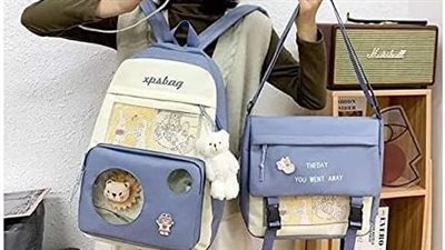 شنط مدارس بناتي 2024.. إعدادي كبار بأشكال وألوان مميزة