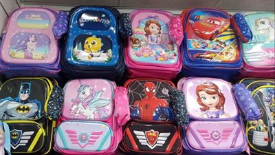 صور وأسعار شنط مدرسية بنات ابتدائي.. التروللي بقت أجمل وهذه أرخص الأنواع