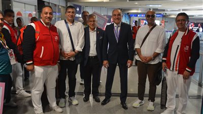 الفوج الثاني من بعثة مصر يصل إلى باريس للمشاركة في دورة الألعاب البارالمبية