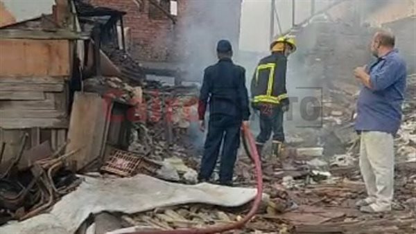 جانب من الحريق 