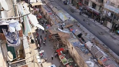 أكبر الأسواق العشوائية بالإسكندرية.. حملة مكبرة لإزالة الباعة الجائلين بالمعهد الديني| صور