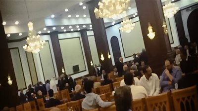  وزير الخارجية وغادة والي ومحمود محيي الدين أبرز الحاضرين في عزاء نبيل العربي