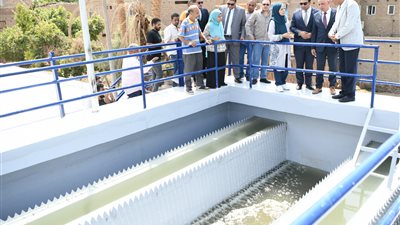 بتكلفة 15 مليون جنيه.. افتتاح أعمال إحلال وتجديد محطة مياه قرى المعري في قنا 