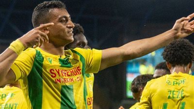 موقف مصطفى محمد من المشاركة في مباراة ستاد ريمس بالدوري الفرنسي