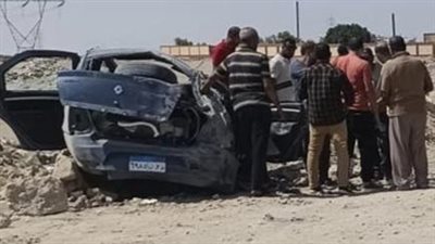 إصابة 5 أشخاص في انقلاب ملاكي على طريق السويس - الإسماعيلية