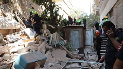 تفاصيل الحالة الصحية لأول مصابة في حادث انهيار عقار مدينة نصر