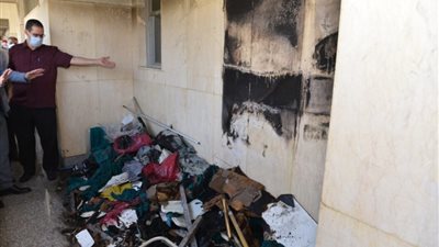 السيطرة على حريق في الدور الرابع بمستشفى صحة المرأة بأسيوط