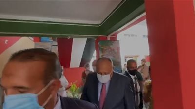 سامح شكري يدلي بصوته في انتخابات الشيوخ (صور وفيديو)