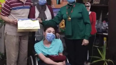 “مفيش مستحيل”..  باسل يتحدى الإعاقة بـ”99.7%” في الثانوية العامة (صور)