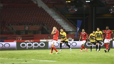 الإنتاج الحربي يتقدم على الأهلي بهدف نظيف في الشوط الأول