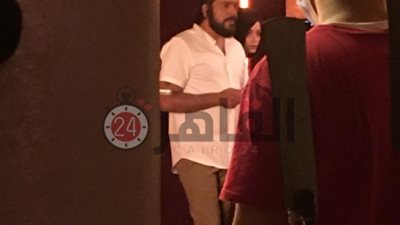 منذر رياحنة ضيف شرف باسم سمرة ورانيا يوسف في فيلم ساعة شيطان .. صور وفيديو 