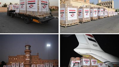 مصر تواصل تكثيف الجسر الجوى لإرسال المساعدات العاجلة للبنان