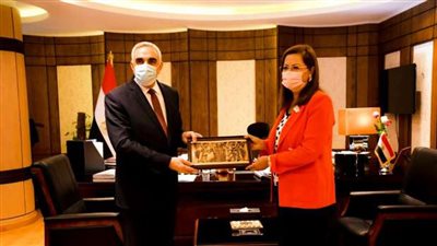 وزيرة التخطيط تناقش مع سفير العراق الإجراءات التنفيذية لزيادة معدلات التجارة والاستثمار