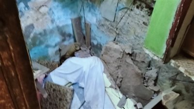 انهيار جزئي في عقار بحدائق القبة دون إصابات