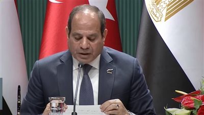 الرئيس السيسي: هناك تعاون مشترك مع تركيا لتوصيل المساعدات لفلسطين رغم المعوقات المفروضة من إسرائيل