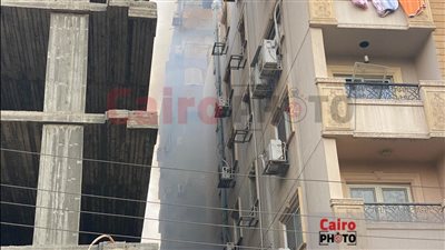 حريق داخل شقة سكنية في منطقة أرض الجولف