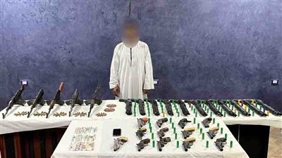 القبض على تاجر سلاح هارب من السجن المؤبد بأسيوط 