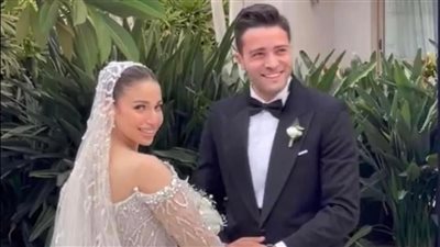 اللقطات الأولى من حفل زفاف البلوجر مريم سيف