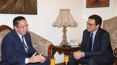  وزير الثقافة يلتقي سفير كازاخستان بمصر لبحث أطر التعاون المستقبلي