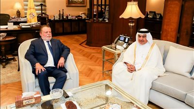 حسن عبد الله يبحث مع وزير المالية القطري التعاون المشترك وتبادل الخبرات