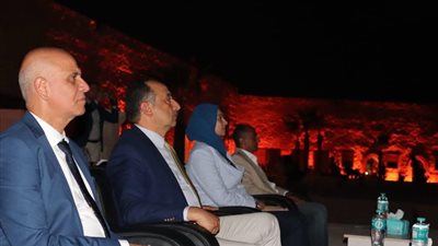  تمهيدا للافتتاح.. وزير قطاع الأعمال يتابع تجارب التشغيل لعرض الصوت والضوء بقلعة قايتباي